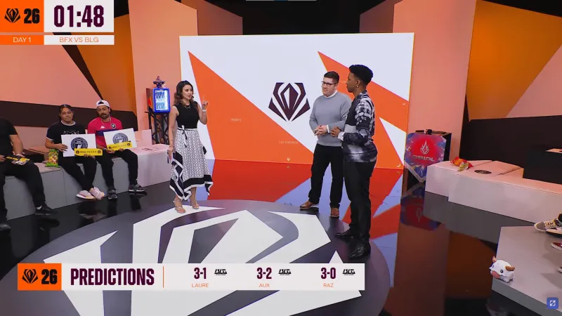 u8国际-英文流分析台预测BLG和BFX胜负:三人均预测BLG击败BFX